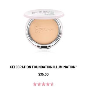 “It cosmetics”foundation(MEDIUM)with brush NOT MAC